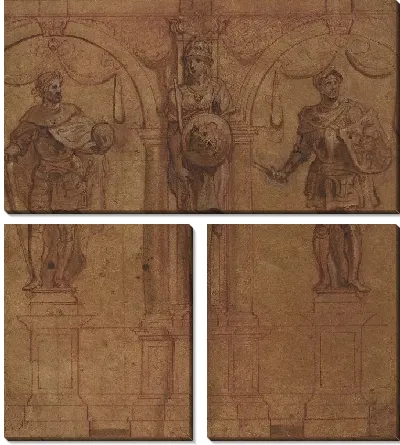 Картина Рудольф I и Альберт I с Палладой (1635)