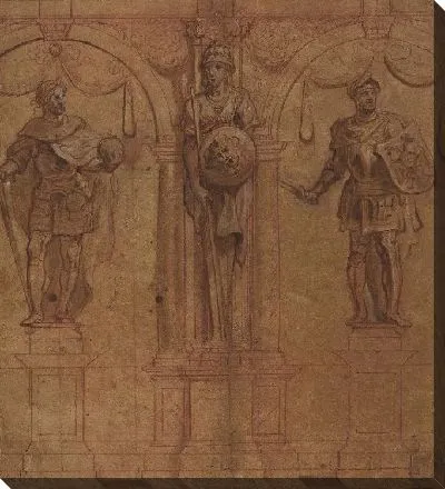 Картина Рудольф I и Альберт I с Палладой (1635)