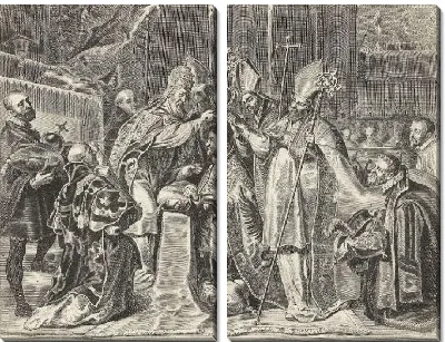 Картина Император Карл V коронован папой (1635-1636)