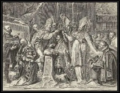 Картина Император Карл V коронован папой (1635-1636)