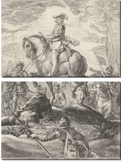 Картина Фердинанд ведет свои войска через Альпы (1635-1636)