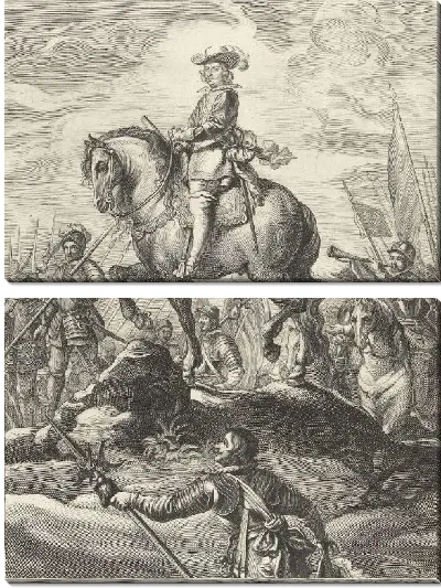 Картина Фердинанд ведет свои войска через Альпы (1635-1636)