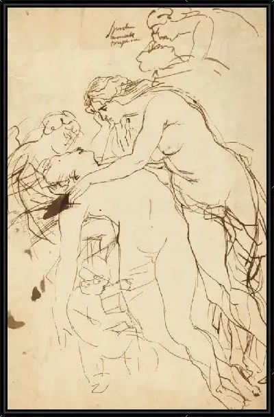 Картина Венера оплакивает Адониса (1608-1612)