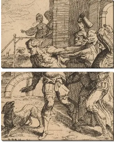 Картина Блудный сын изгнан из таверны (1606-1669)