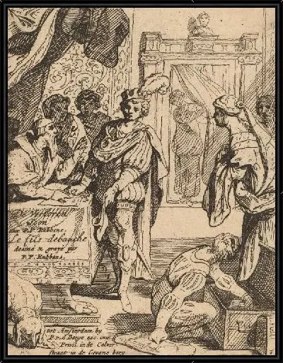 Картина Блудный сын принимает свое имущество (1606-1669)