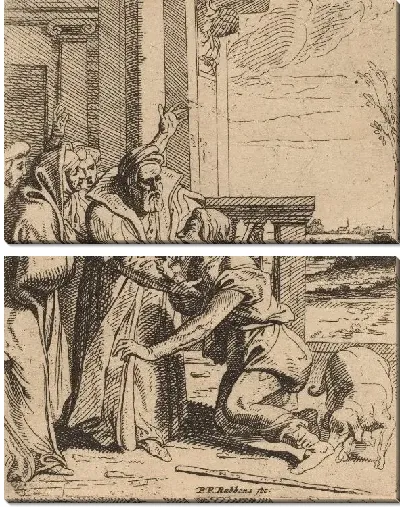 Картина Блудный сын вернулся к отцу (1606-1669)