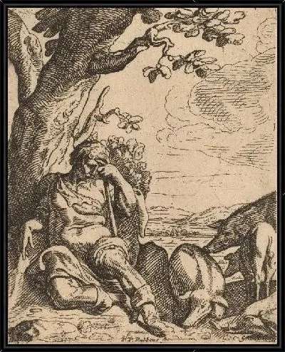 Картина Блудный сын среди свиней (1606-1669)