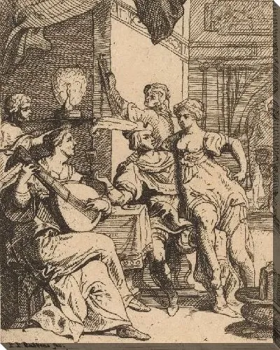 Картина Блудный сын растратил свое имение в таверне (1606-1669)