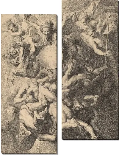 Картина Падение мятежных ангелов (1621)
