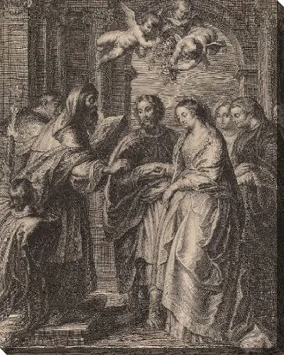 Картина Обручение Девы Марии (1586-1659)