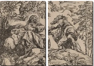 Картина Искушение Христа дьяволом (1596-1653)