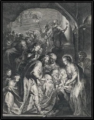 Картина Поклонение волхвов