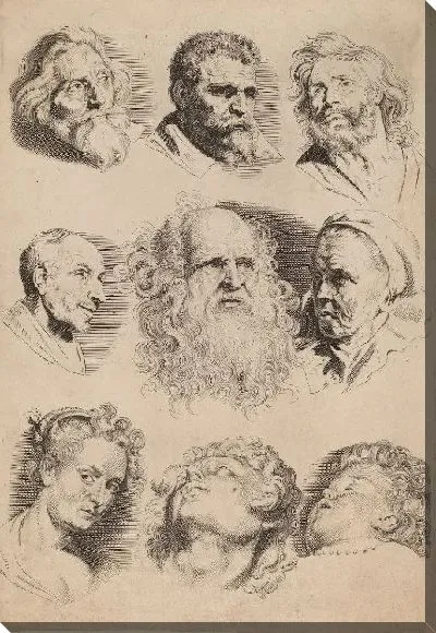 Картина Девять голов (1603-1658)