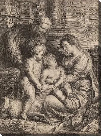 Картина Мадонна с младенцем и Святая Анна со Святым Иоанном (1586-1659)
