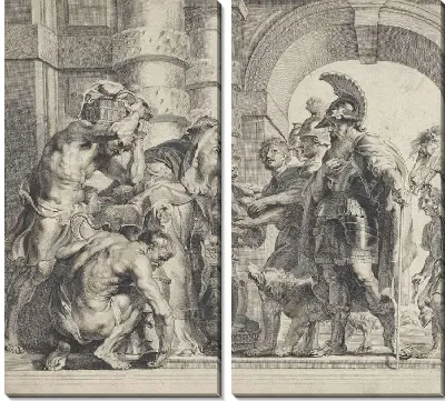 Картина Авраам встретил Мелхиседека (1638)