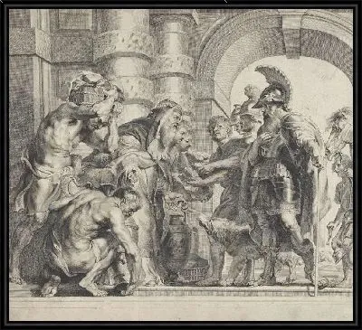 Картина Авраам встретил Мелхиседека (1638)