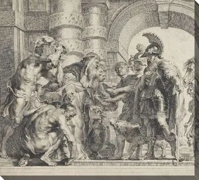 Картина Авраам встретил Мелхиседека (1638)