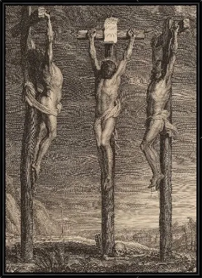 Картина Христос распят между двумя разбойниками (1640)