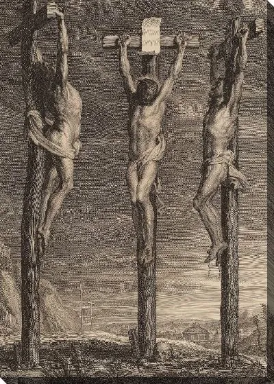 Картина Христос распят между двумя разбойниками (1640)