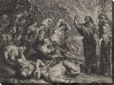 Моисей и медный змей (1580-1633)