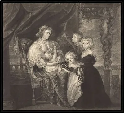 Картина Семья Герберов (1755)