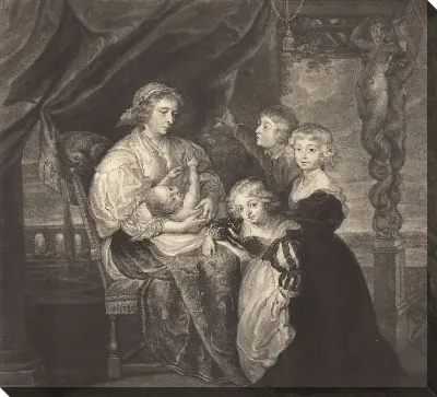 Картина Семья Герберов (1755)