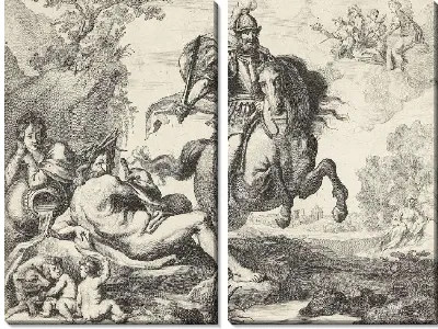 Картина Сравнение силы Австрии и силы Рима (1635-1636)