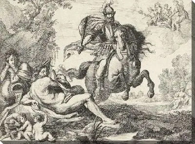 Картина Сравнение силы Австрии и силы Рима (1635-1636)