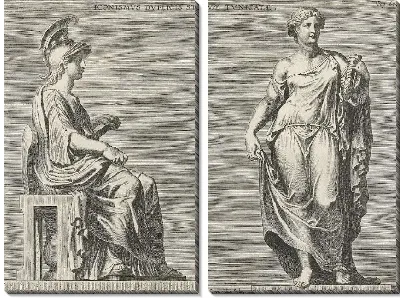 Картина Два женских образа (1608)