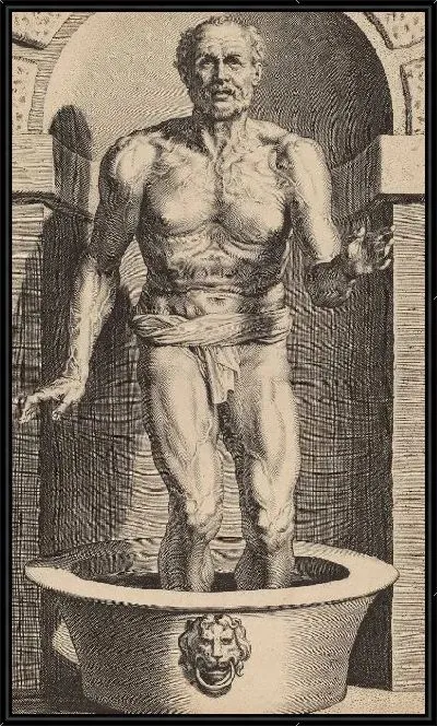 Картина Сенека стоит в ванной (1576-1650)