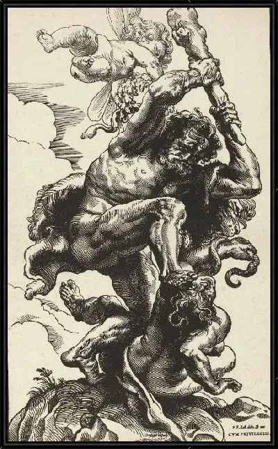 Картина Борьба Геркулеса (1635)