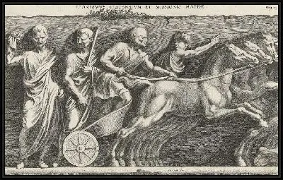 Картина Рельеф с человеком в конной повозке (1608)