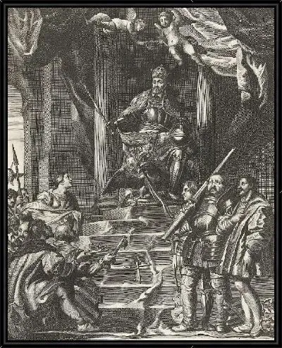 Картина Повстанческие немецкие князья потерпели поражение от Карла V (1635-1636)