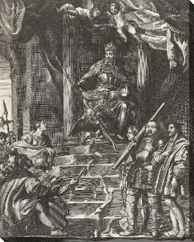 Картина Повстанческие немецкие князья потерпели поражение от Карла V (1635-1636)