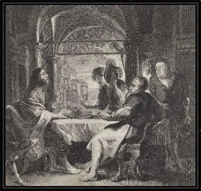 Картина Питание в Эммаусе (1638)