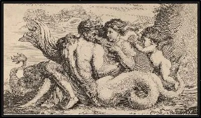 Картина Сирена и Тритон (1620-1660)