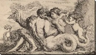 Картина Сирена и Тритон (1620-1660)