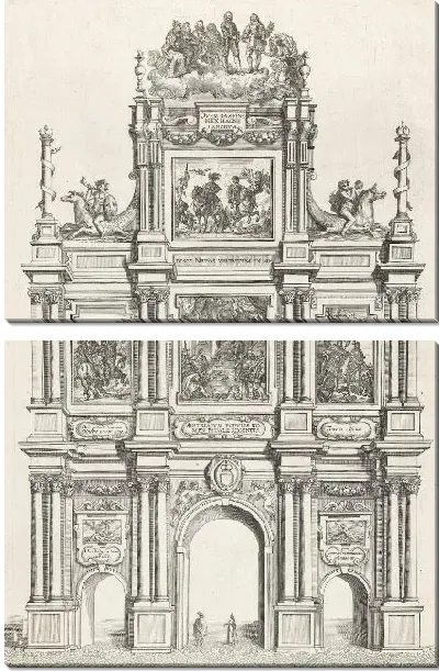 Картина Передняя часть триумфальных ворот (1635-1636)