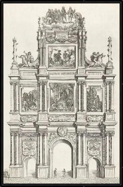 Картина Передняя часть триумфальных ворот (1635-1636)