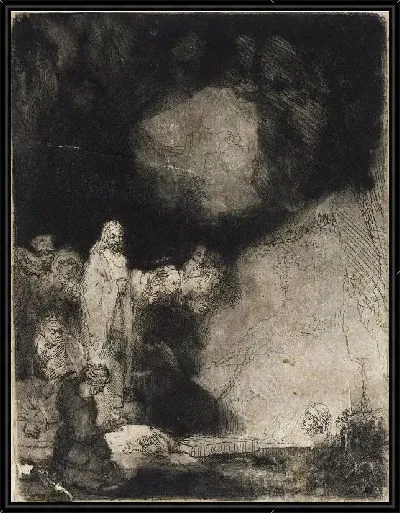 Картина Воскрешение Лазаря (1642)