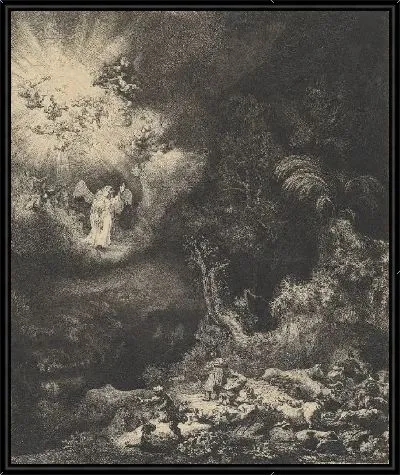 Картина Явление ангелов среди пастухов (1634)