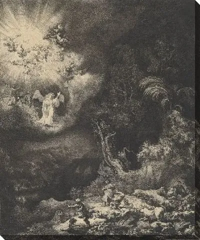 Картина Явление ангелов среди пастухов (1634)