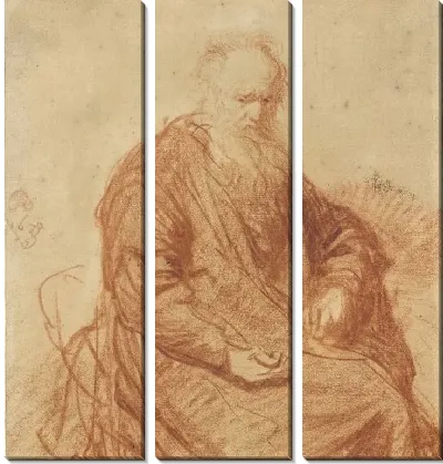 Картина Сидящий старик (1630)