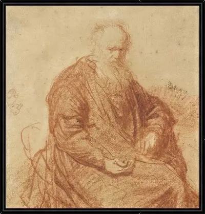 Картина Сидящий старик (1630)