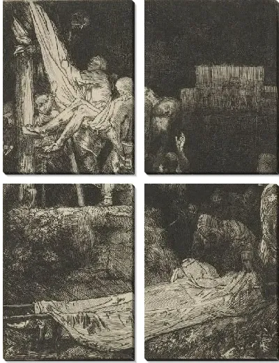 Картина Спуск с креста ( 1654)