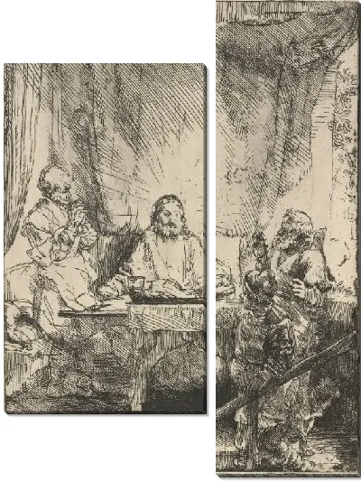 Картина Христос в Эммаусе (1654)