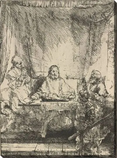 Картина Христос в Эммаусе (1654)