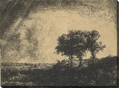 Картина Три дерева (1643)