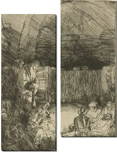 Картина Погребение (1654)