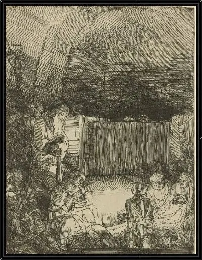 Картина Погребение (1654)